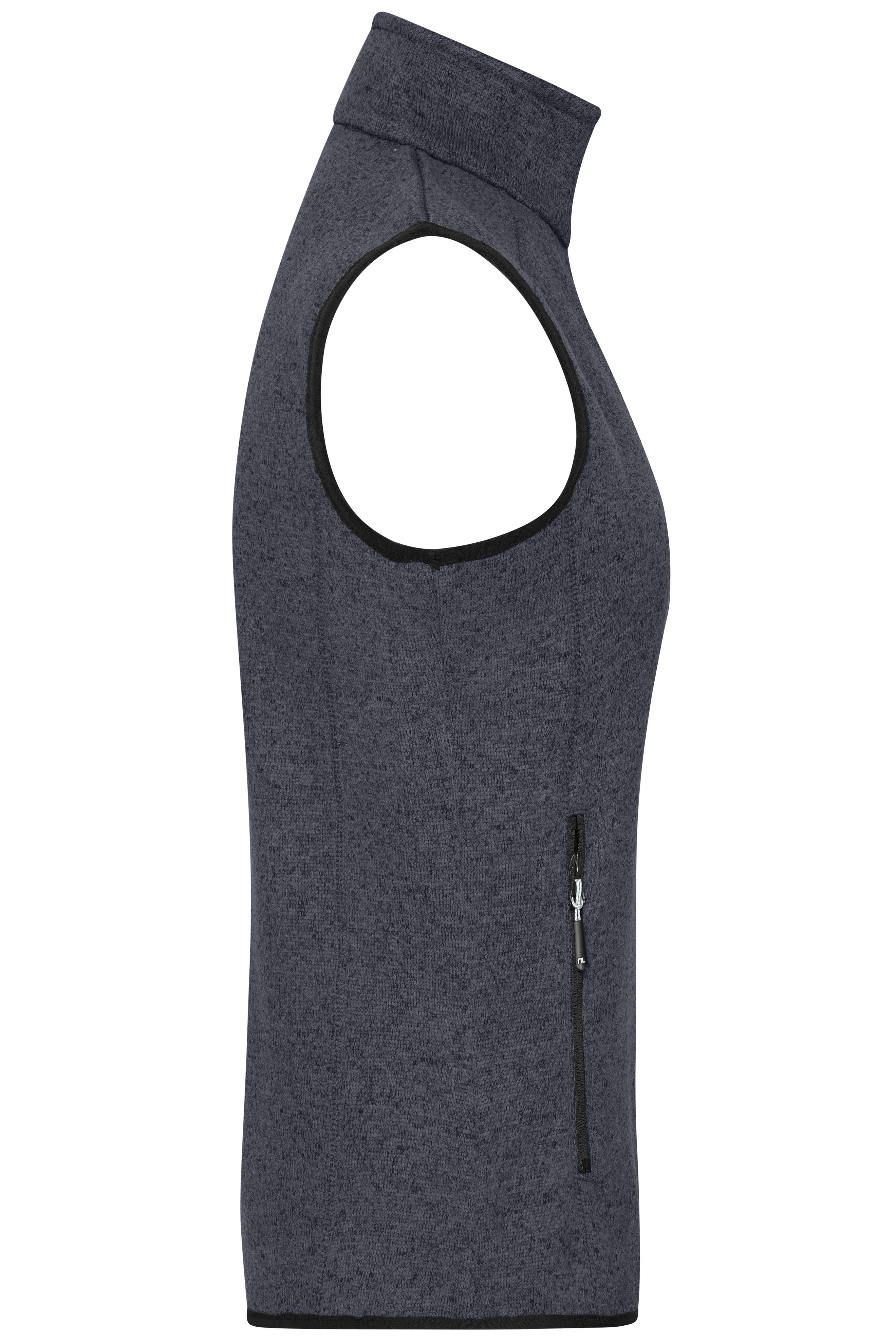Fleece-Weste für Damen und Herren mit Emblem