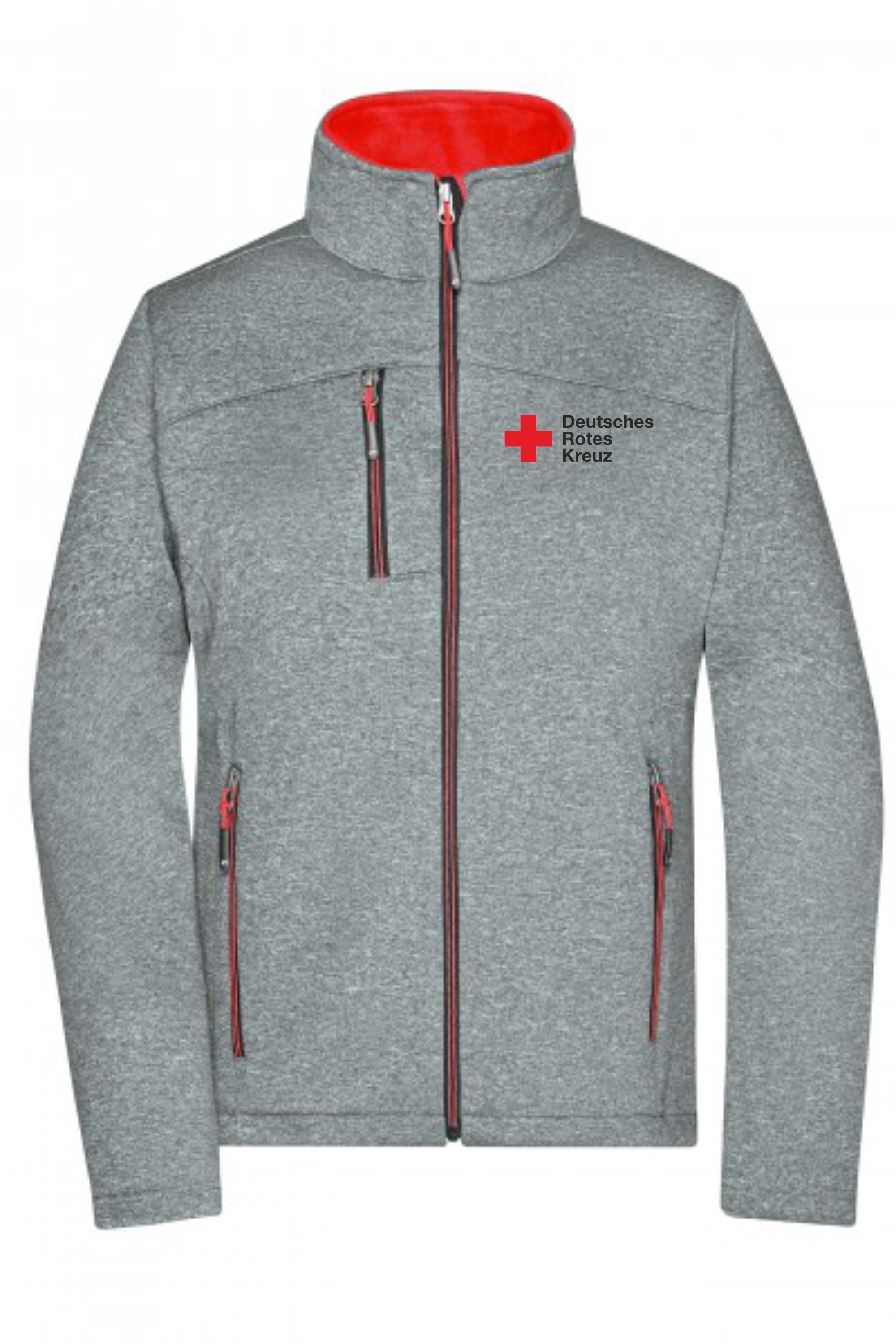 Softshell-Jacke in Melange-Optik für Damen und Herren