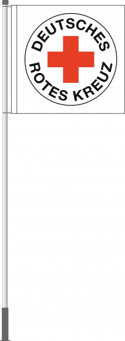 Hissflagge - Rundlogo-