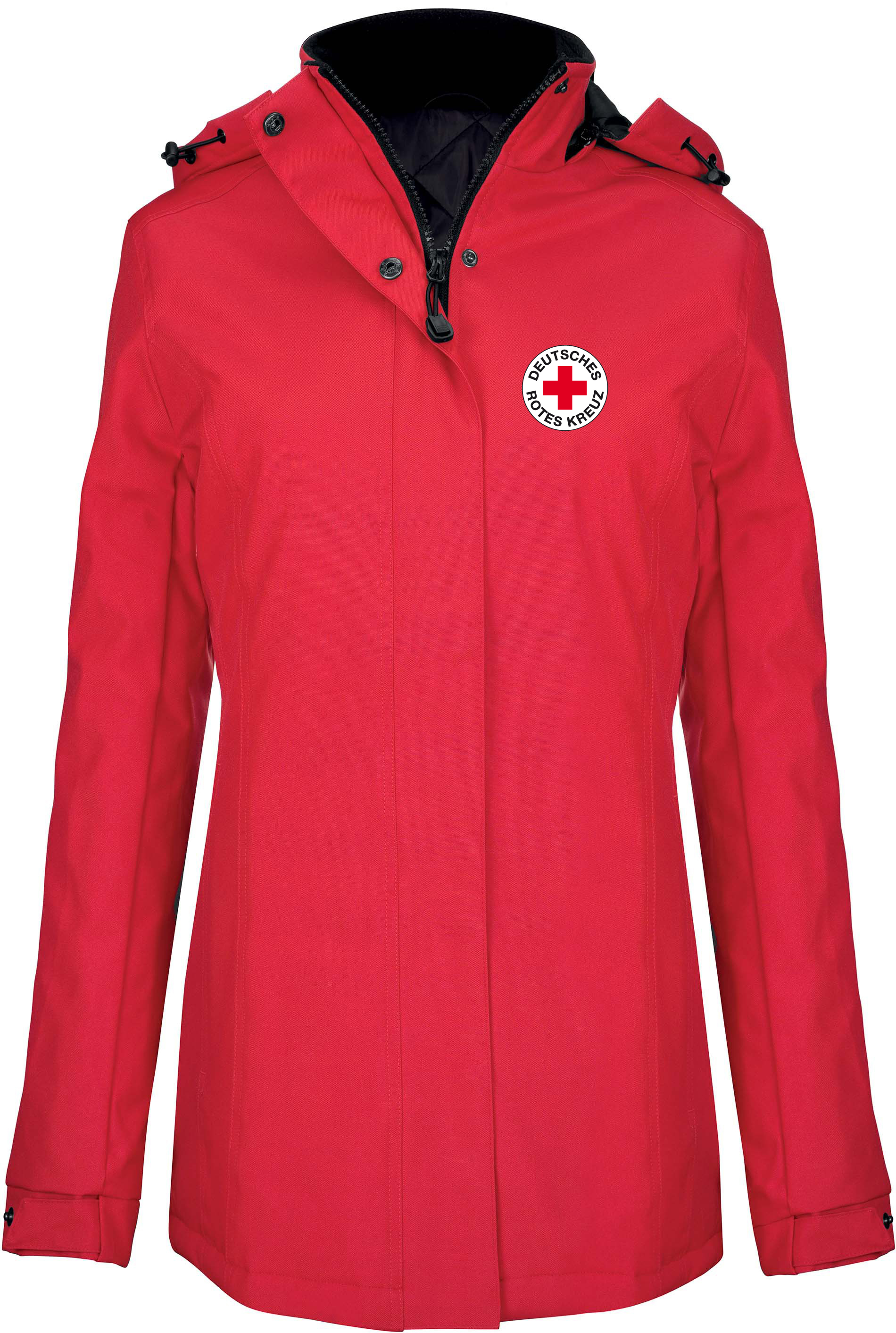 Damen Parka, rot