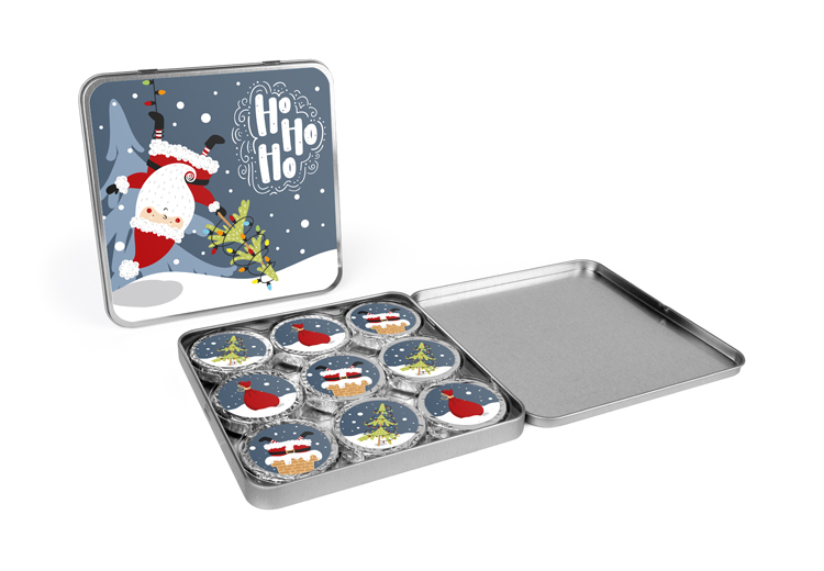 Taler Etui "Frohe Weihnachten"