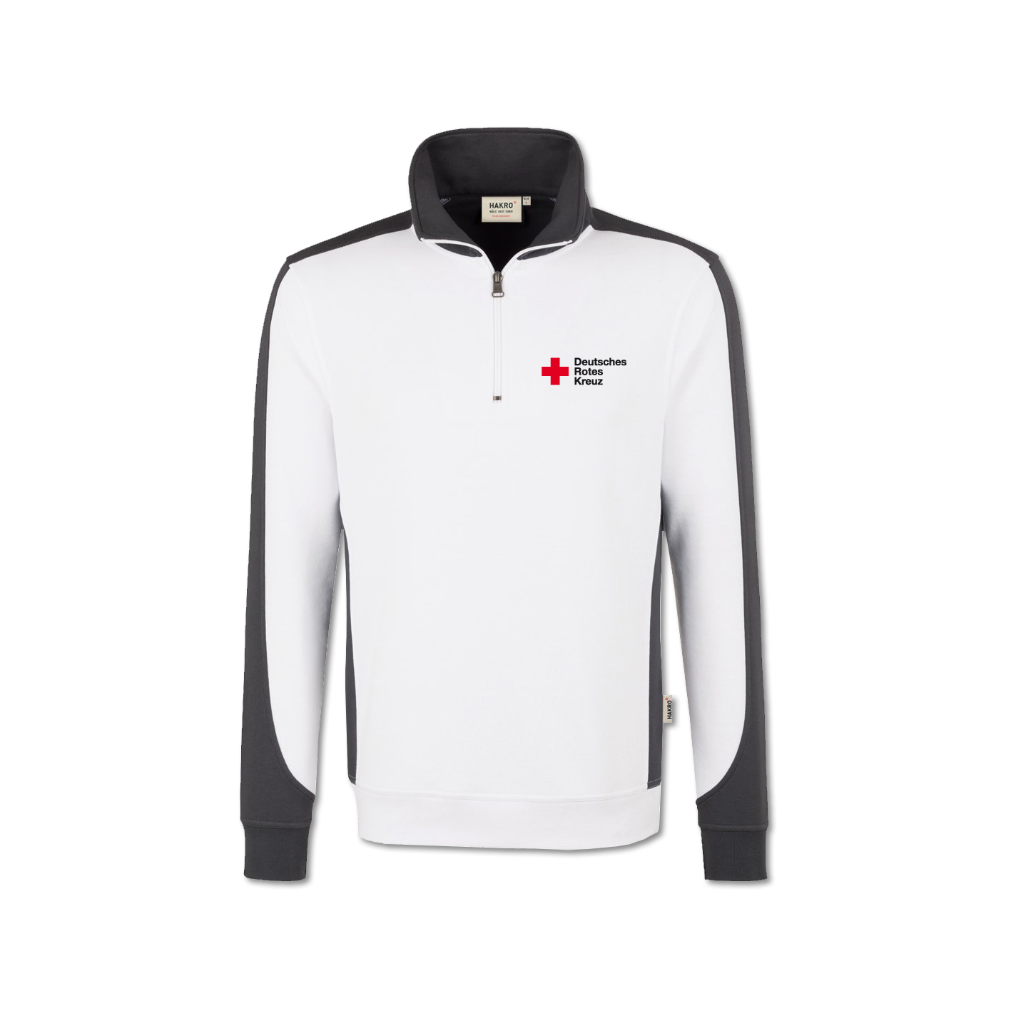 Zip Sweat Shirt Contrast Perfromance